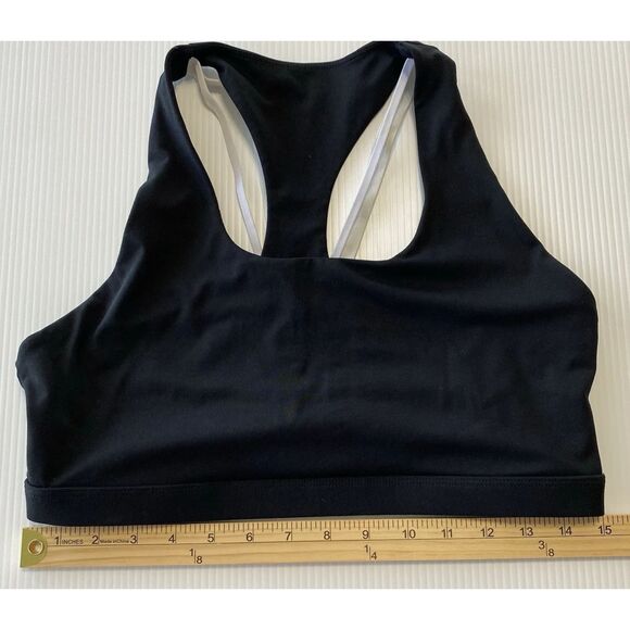 Fabletics Women's Sports Bra Size Large Pull Over Black - Picture 3 of 11